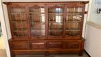 Antieke eiken (boeken) kast met fraaie glas in lood deurtjes, Antiek en Kunst, Antiek | Meubels | Kasten, Ophalen