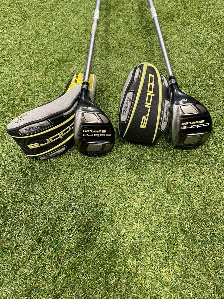 Cobra Baffler T-rail 3 en 4 hybride + headcover, Sport en Fitness, Golf, Gebruikt, Club, Overige merken, Ophalen of Verzenden