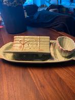 Asperge set schaal en sauskom, Antiek en Kunst, Antiek | Keramiek en Aardewerk, Ophalen of Verzenden