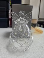 Vintage glazen kerstengel in bewaardoos, Ophalen of Verzenden, Zo goed als nieuw