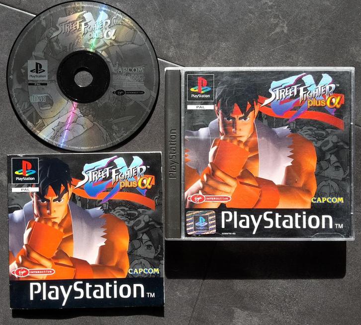 PS1 - Street Fighter - EX Plus Alpha - PlayStation 1, Spelcomputers en Games, Games | Sony PlayStation 1, Zo goed als nieuw, Vechten