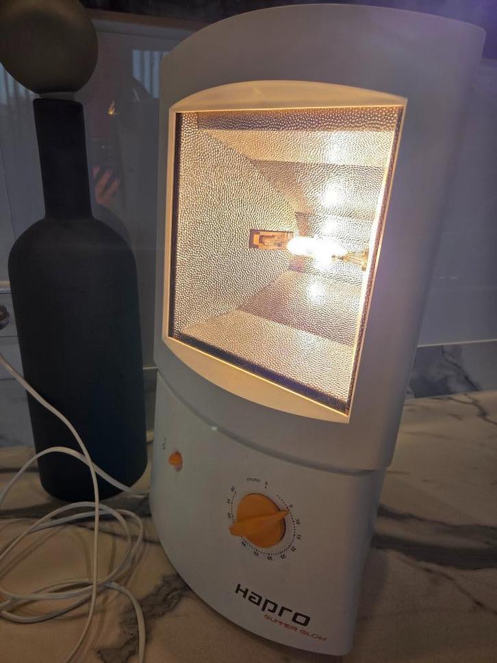 Gezichts zonnebank bruiner Hapro summer glow, Witgoed en Apparatuur, Zonnebanken en Gezichtsbruiners, Zo goed als nieuw, Zonnebank enkelzijdig