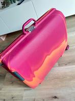 Samsonite Koffer - Oranje/Roze, Gebruikt, Hard kunststof, 45 tot 55 cm, Slot