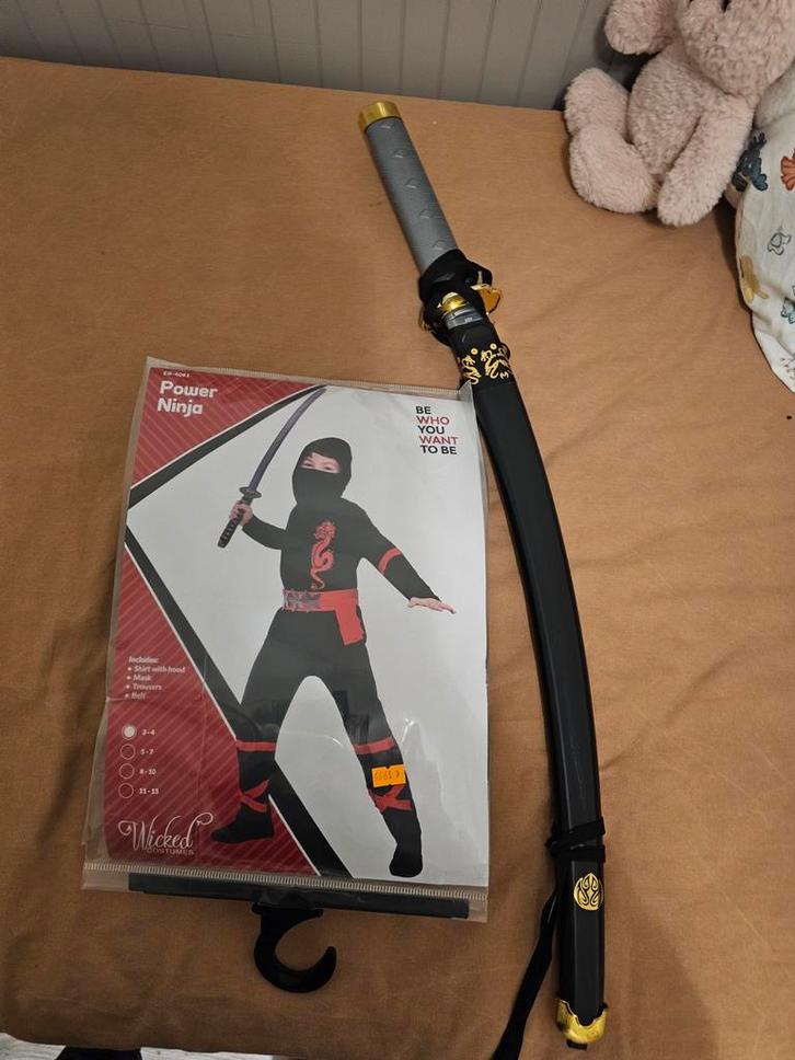 Nieuw Ridderpak - Maat 104 & 110, Kinderen en Baby's, Carnavalskleding en Verkleedspullen, Nieuw, Jongen, 104 of kleiner, Ophalen of Verzenden