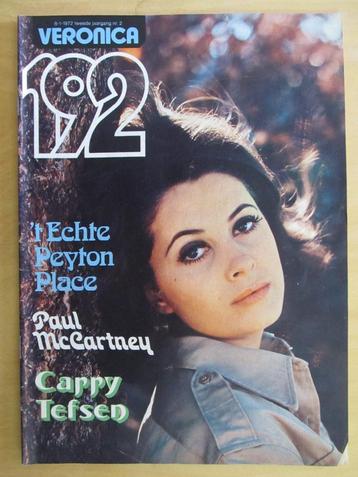 Veronica 1972 Paul McCartney Jophnny Halliday, Carry Tefsen beschikbaar voor biedingen