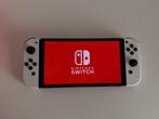 Nintendo Switch (OLED model) Wit ALS NIEUW, Ophalen of Verzenden, Zo goed als nieuw, Met 2 controllers, Switch OLED