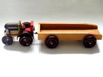 Tractor met Aanhanger Combinatie van Hout en Bakeliet, Verzenden
