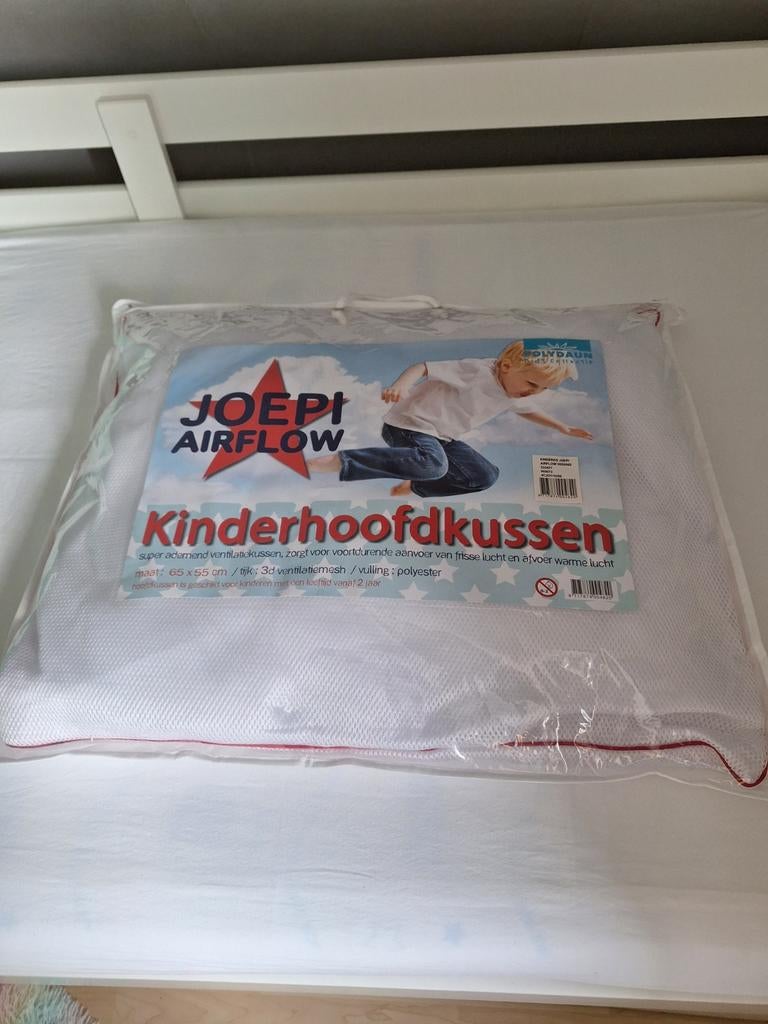 Nieuw: Joepi airflow peuter/kinderkussen. Polydaun., Jongetje of Meisje, Wit, Nieuw, Ophalen of Verzenden