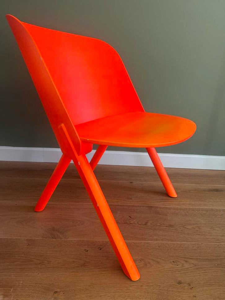 Stefan Díez Lounge Stoel - Design Klassieker, Huis en Inrichting, Stoelen, Gebruikt, Eén, Hout, Overige kleuren, Ophalen