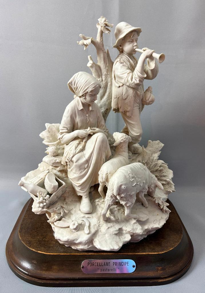 Porselein beeld  "Pastorelli", Antiek en Kunst, Antiek | Porselein, Ophalen