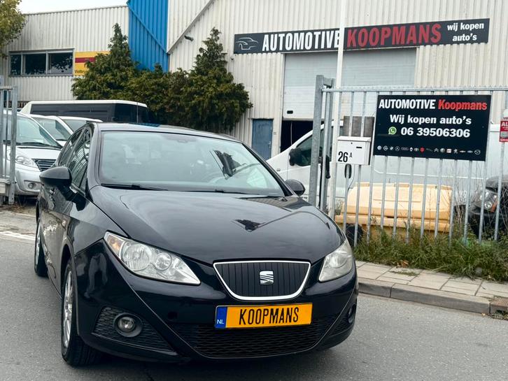 Seat Ibiza 1.2 TDI 55KW Ecomotive 2011 Leder/Clima/Euro5/Ful, Auto's, Seat, Bedrijf, Ibiza, 360° camera, 4x4, Aangepast voor mindervaliden