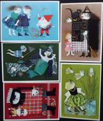 Voor het kind - serie - 1966-2 - viltfiguren, Ophalen of Verzenden, 1960 tot 1980, Gelopen, Kinderen