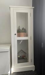 Vitrine kast wit, Huis en Inrichting, Kasten | Vitrinekasten, Ophalen, Gebruikt, 25 tot 50 cm, Minder dan 100 cm