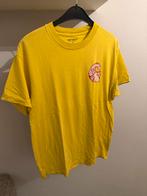 Carhartt T-shirt Geel 'Your Time is Up' - Maat S (valt als M, Ophalen of Verzenden, Zo goed als nieuw, Maat 46 (S) of kleiner