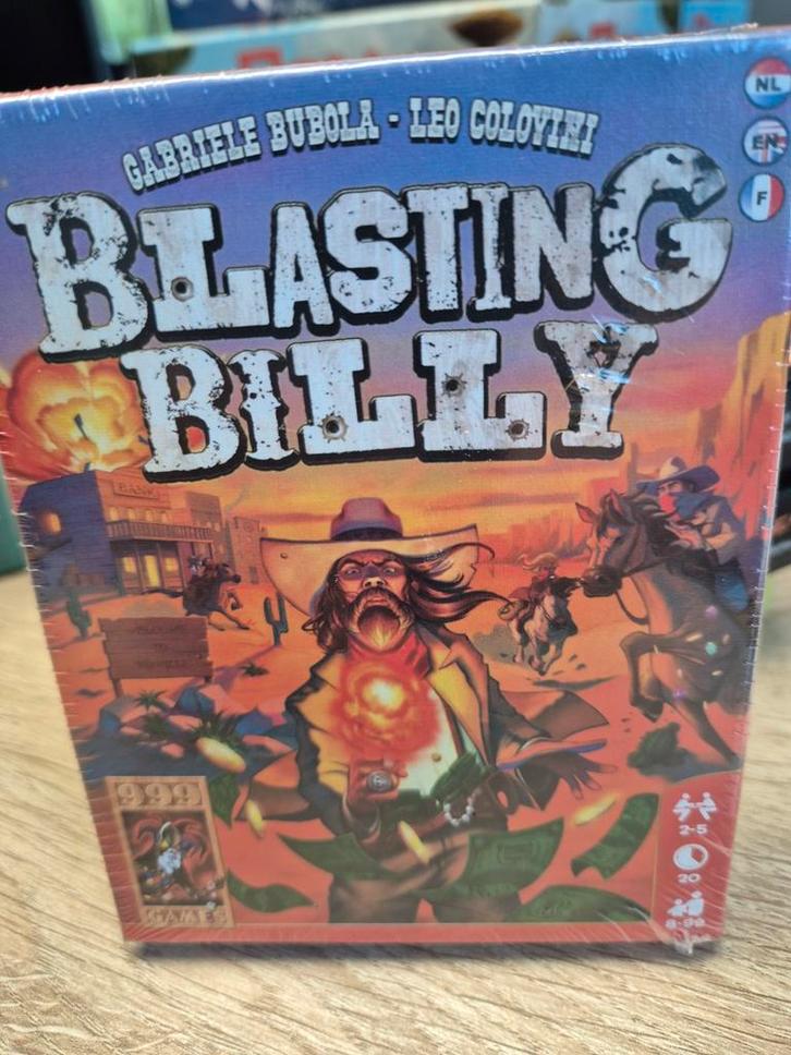 Blasting Billy Bordspel, Hobby en Vrije tijd, Gezelschapsspellen | Bordspellen, Nieuw, Een of twee spelers, Drie of vier spelers