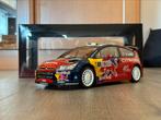 Citroën C4 WRC 2008 Red Bull Loeb Autoart 1/18, Hobby en Vrije tijd, Modelauto's | 1:18, Ophalen of Verzenden, Zo goed als nieuw