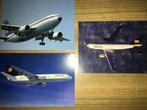 6x Lufthansa Air Holland  KLM Cityhopper DLT ansichtkaarten, Verzamelen, Luchtvaart en Vliegtuigspotten, Ophalen of Verzenden