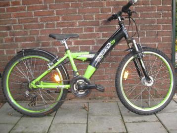 Rock D4 mountainbike 3 x 7 versnel Wielen 24 inch Frame 35cm beschikbaar voor biedingen