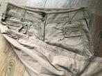 SANDWICH beige 7/8 broek met gespen maat 40, Maat 38/40 (M), Beige, Ophalen of Verzenden, Zo goed als nieuw