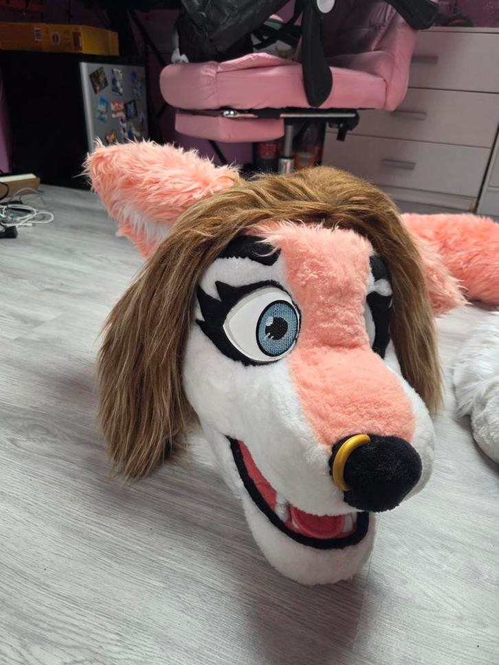 Fursuit Head, Hobby en Vrije tijd, Kostuums, Theaterbenodigdheden en LARP, Gebruikt, Overige typen, Ophalen of Verzenden