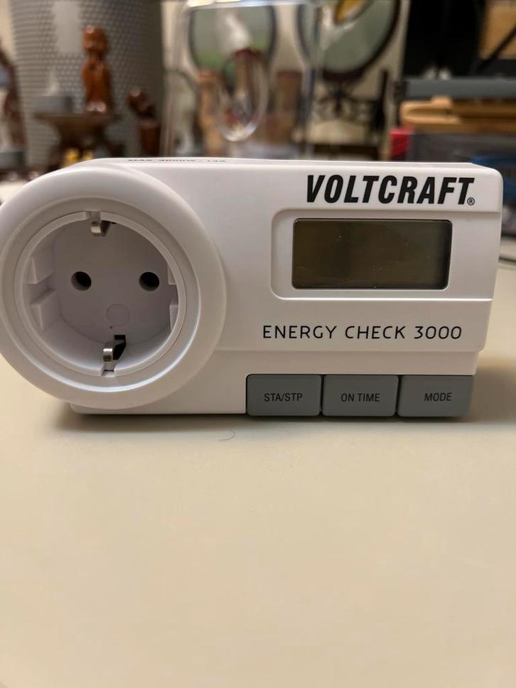 Voltcraft Energy Check 3000 - Energieverbruik Meter, Doe-het-zelf en Verbouw, Elektra en Kabels, Gebruikt, Stekker, Ophalen of Verzenden
