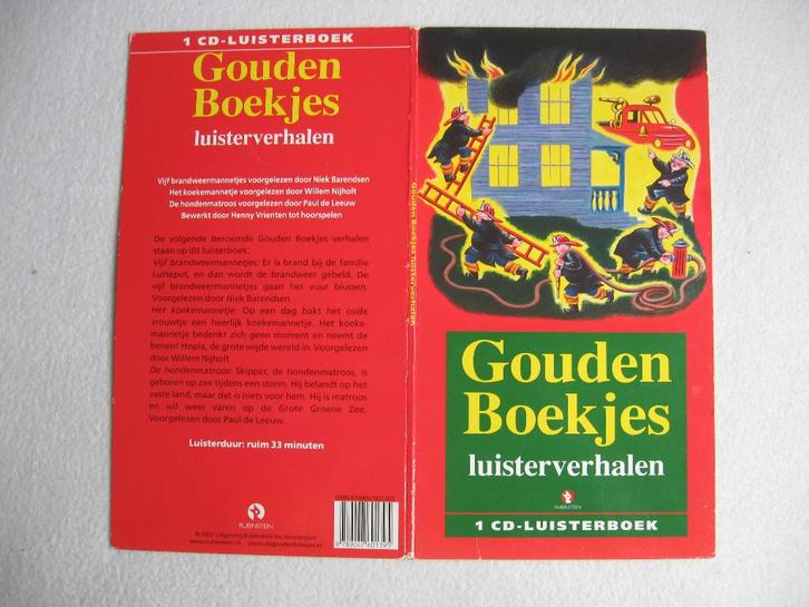 Gouden boekjes 1-CD Luisterboek met 3 verhalen, Boeken, Luisterboeken, Cd, Ophalen of Verzenden