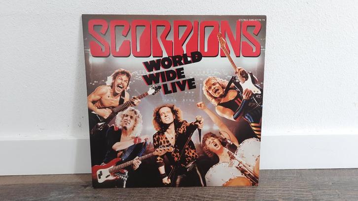 Scorpions – World Wide Live LPs / Vinyl Platen, Japan, Cd's en Dvd's, Vinyl | Hardrock en Metal, Gebruikt, Ophalen of Verzenden