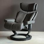 Relaxfauteuil Magic Small Incl Voetenbank Stressless, Relax, Minder dan 75 cm, Leer, Ophalen of Verzenden