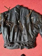 leren jas, Ophalen, Zwart, Uniek, Maat 36 (S)