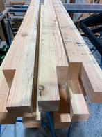 6x 15x15x250 Hoekpaa douglas ingekeept 7,5x20 balk, Ophalen of Verzenden, Zo goed als nieuw, 250 cm of meer, Balken