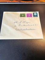 Fdc fluoriserende zegel 27-8-1962 Gouda, Postzegels en Munten, Postzegels | Eerstedagenveloppen, Ophalen of Verzenden, Nederland