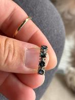 Vintage ring diamant edelstenen, Ophalen of Verzenden, Zo goed als nieuw, 17 tot 18, Met edelsteen