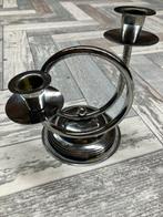 Art Deco Bauhaus Gispen achtige kandelaar jaren 30 - 50, Ophalen of Verzenden, Overige materialen