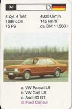 Kw32 autokaartje 3d ford consul -, Ophalen of Verzenden, Zo goed als nieuw