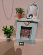 2) Houten Schouw voor kachel / haard decoratie schaal 1:12, Verzamelen, Poppenhuizen en Toebehoren, Ophalen of Verzenden, Zo goed als nieuw