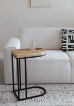 Housecraft Living Zide Bijzettafel Mangohout Bruin €99, nu, 45 tot 60 cm, Minder dan 55 cm, Rond, Nieuw