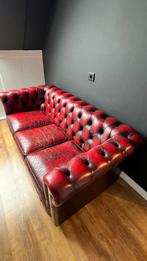 Originele Springvale Chesterfield bank - driepersoons, Ophalen, Gebruikt, Driepersoons, 200 tot 250 cm
