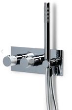 Brondby douche inbouwthermostaat compleet., Doe-het-zelf en Verbouw, Sanitair, Ophalen of Verzenden, Nieuw, Chroom, Douche