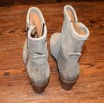 Shabbies - suede leren enkellaars Dk Sand - maat 38, Kleding | Dames, Schoenen, Overige kleuren, Shabbies Amsterdam, Lage of Enkellaarzen