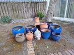 terras potten, Tuin en Terras, Bloempotten, Gebruikt, Tuin, Rond, Terracotta