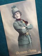 Ansichtkaart 'de nieuwste lichting' militair 1918, Ophalen of Verzenden, Landmacht, Nederland, Foto of Poster