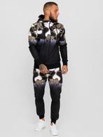 SALES! 1561 Zwart goud slim fit trainingspak maat L, Maat 52/54 (L), Zwart, Nieuw, Ophalen of Verzenden