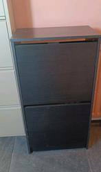 Ikea Bissa schoenenkast - Zwart, Huis en Inrichting, Kasten | Schoenenkasten, Ophalen, Modern