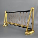 retro messing wand kapstok 60 cm lang 30 cm diep, Huis en Inrichting, Woonaccessoires | Kapstokken, Wandkapstok, Gebruikt, ., Ophalen of Verzenden