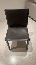 8 Cassina Cab stoelen Mario Bellini donker bruin, Huis en Inrichting, Stoelen, Ophalen, Tuigleer in zeer goede staat, Bruin, Leer