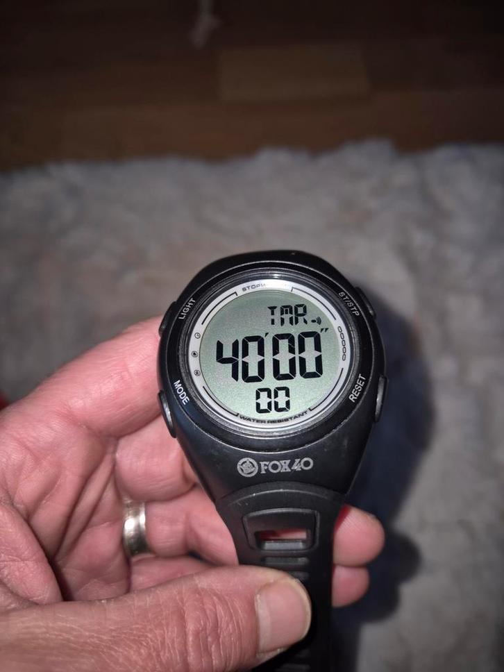 Fox40 Scheidsrechters Horloge - Perfect voor Sport!, Sport en Fitness, Voetbal, Gebruikt, Ophalen of Verzenden