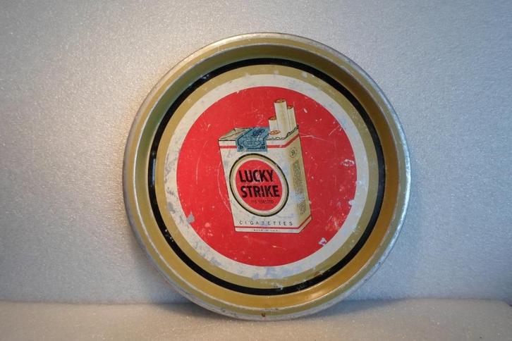 Lucky Strike Dienblad, Verzamelen, Merken en Reclamevoorwerpen, Gebruikt, Gebruiksvoorwerp, Ophalen of Verzenden