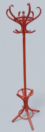 vintage oranje Thonet staande kapstok, Huis en Inrichting, Woonaccessoires | Kapstokken, Ophalen, Gebruikt, Staande kapstok, 150 tot 200 cm