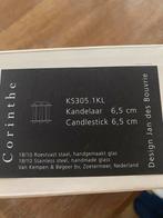 Jan des Bouvrie Keltum Kandelaars (2), Huis en Inrichting, Woonaccessoires | Kandelaars en Kaarsen, Ophalen, Nieuw, Metaal, Grijs