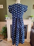 Made in Italy blauwe polkadot jurk 42 L gratis verz in NL, Kleding | Dames, Jurken, Blauw, Maat 42/44 (L), Knielengte, Zo goed als nieuw